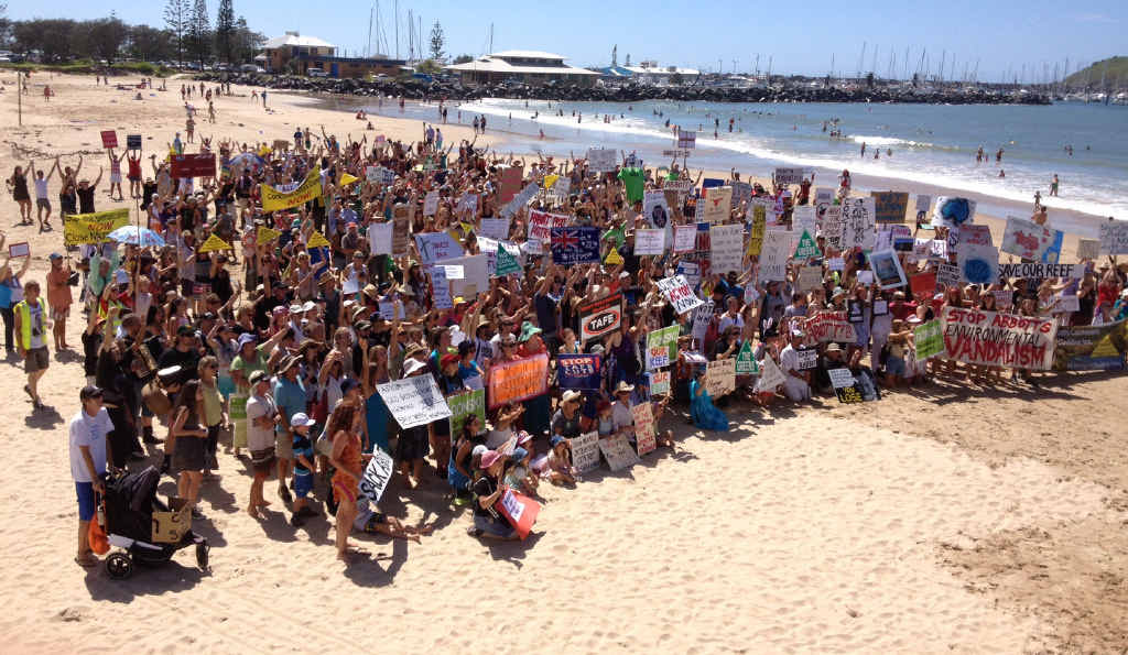 POLITICAL ACTION: Protest march against the Abbott Government on the Coffs Harbour Jetty Foreshores POLITICAL ACTION: Protest march against the Abbott Government on the Coffs Harbour Jetty Foreshores